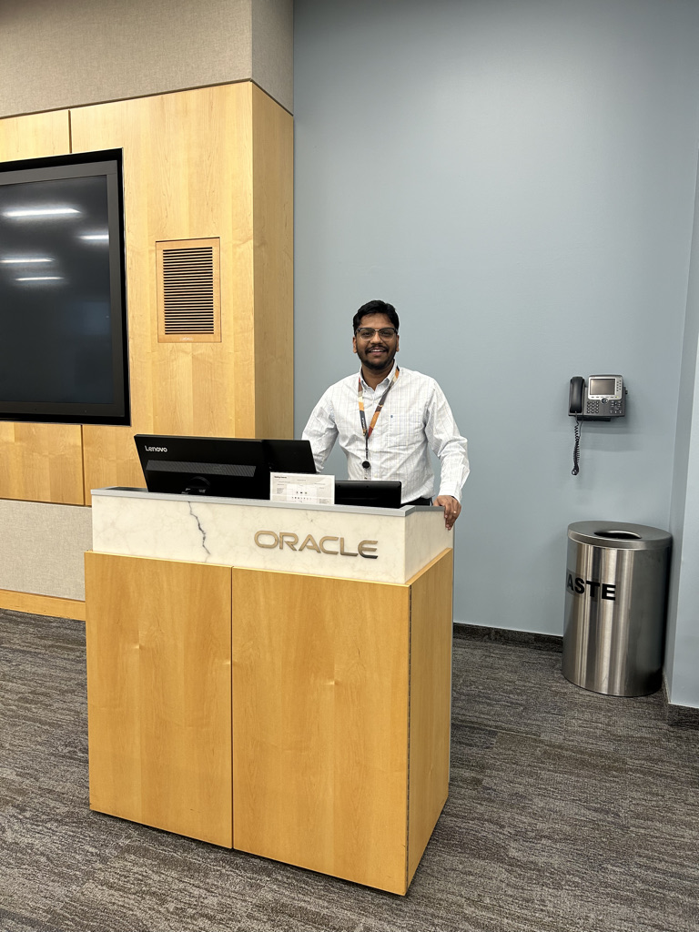 Remote work setup while collaborating with Oracle teams