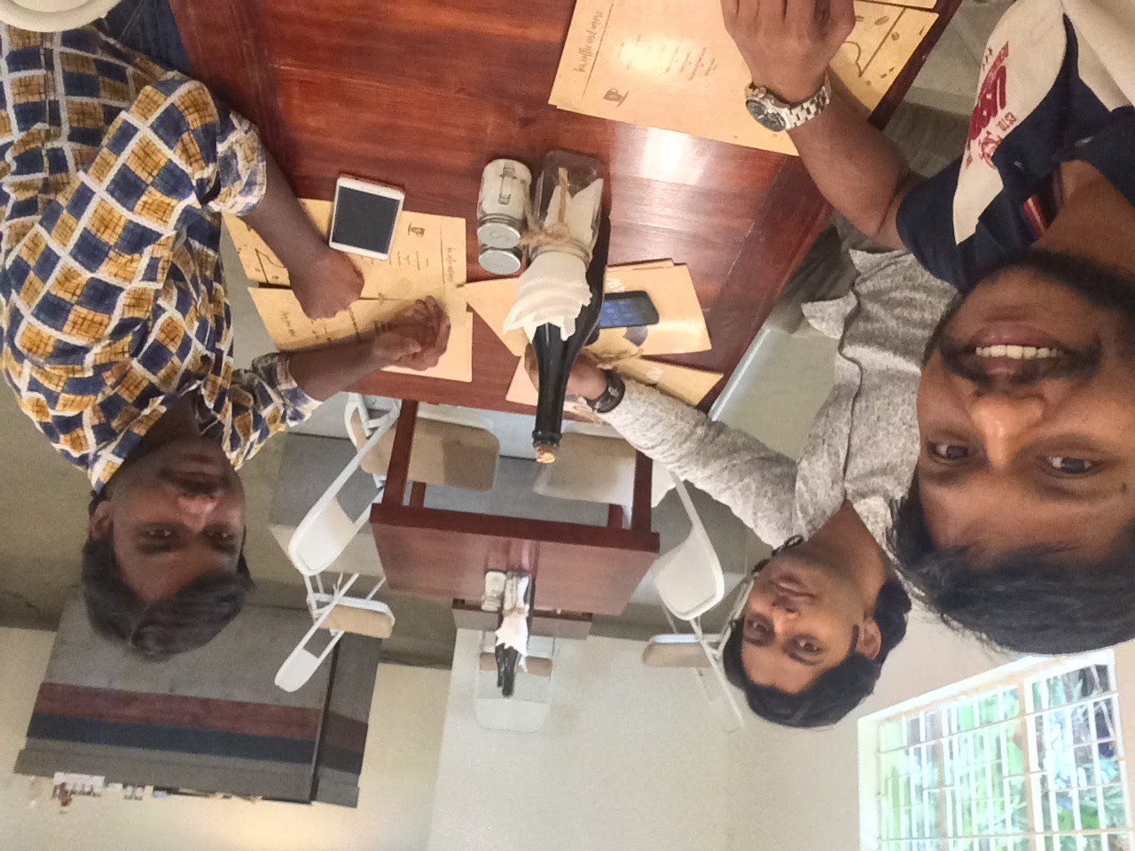 Team lunch and informal design discussions